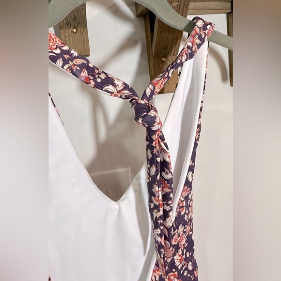 NWT Veronica Beard Salis Ultramarine Multi Halter One Piece Swimsuit Small - Picture 8 of 12